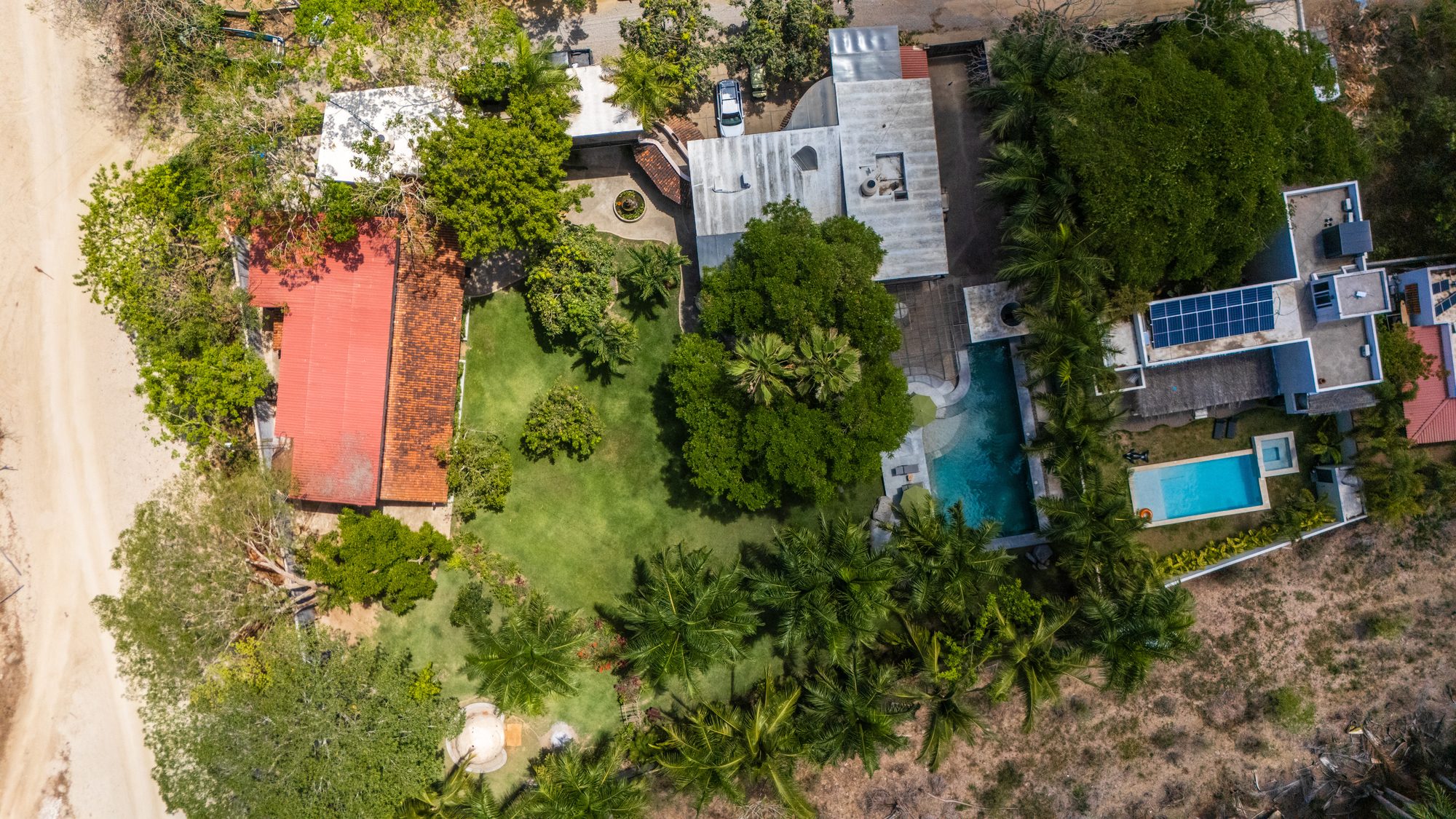 Aerial estate overview