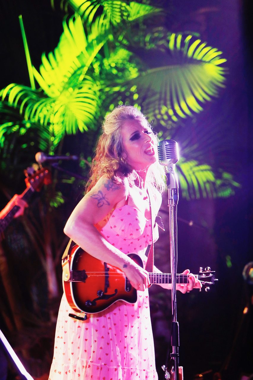 Live band performance