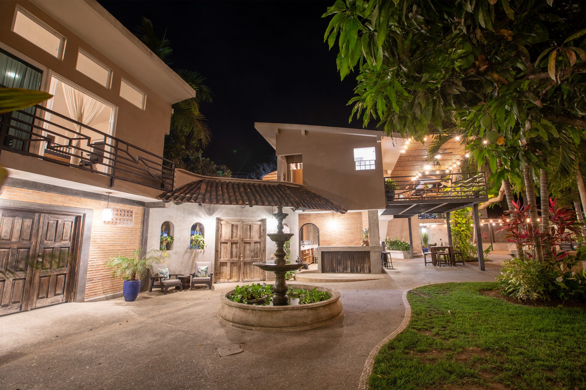 Estate courtyard