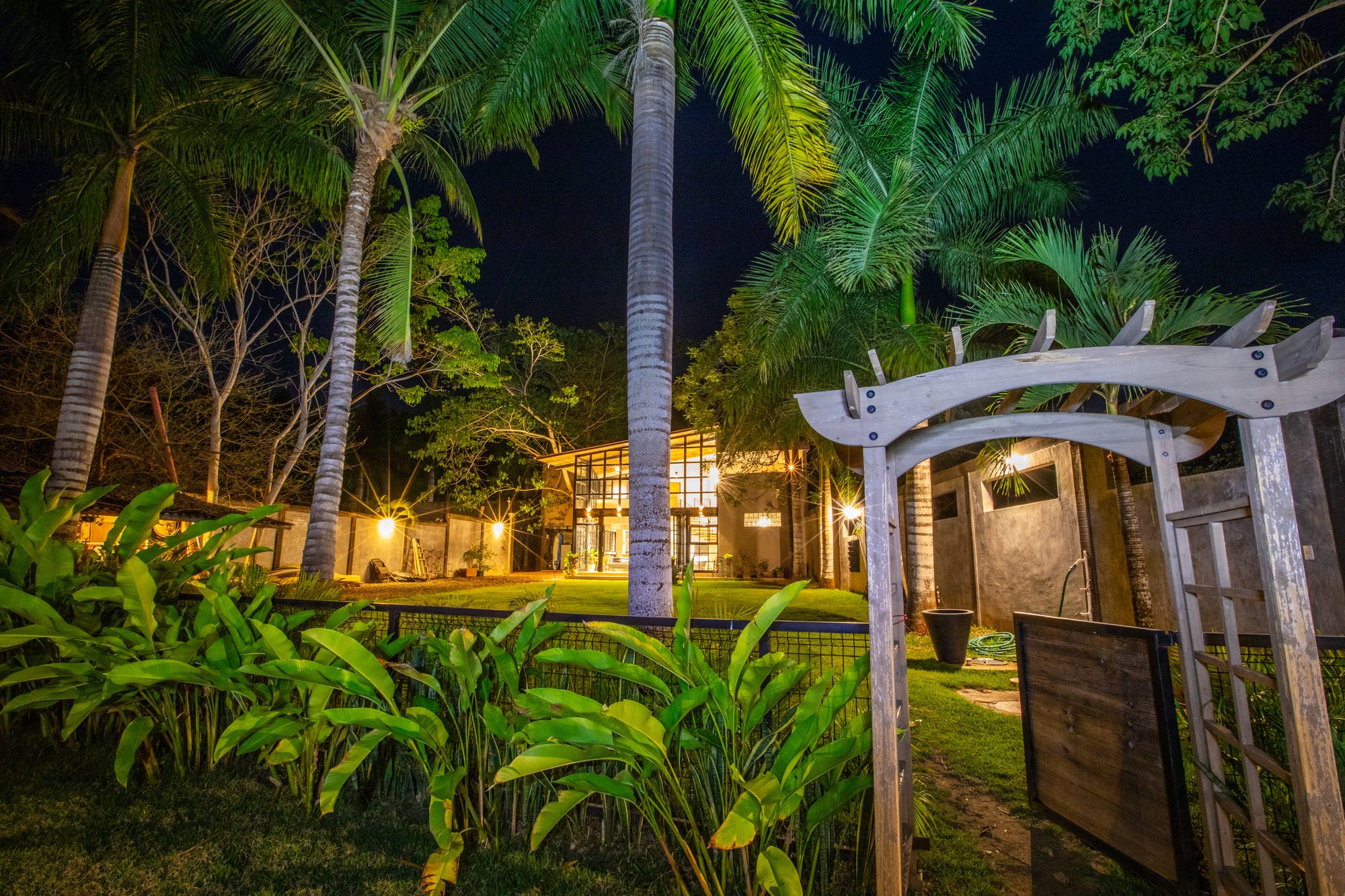 Beach ceremony estate reception