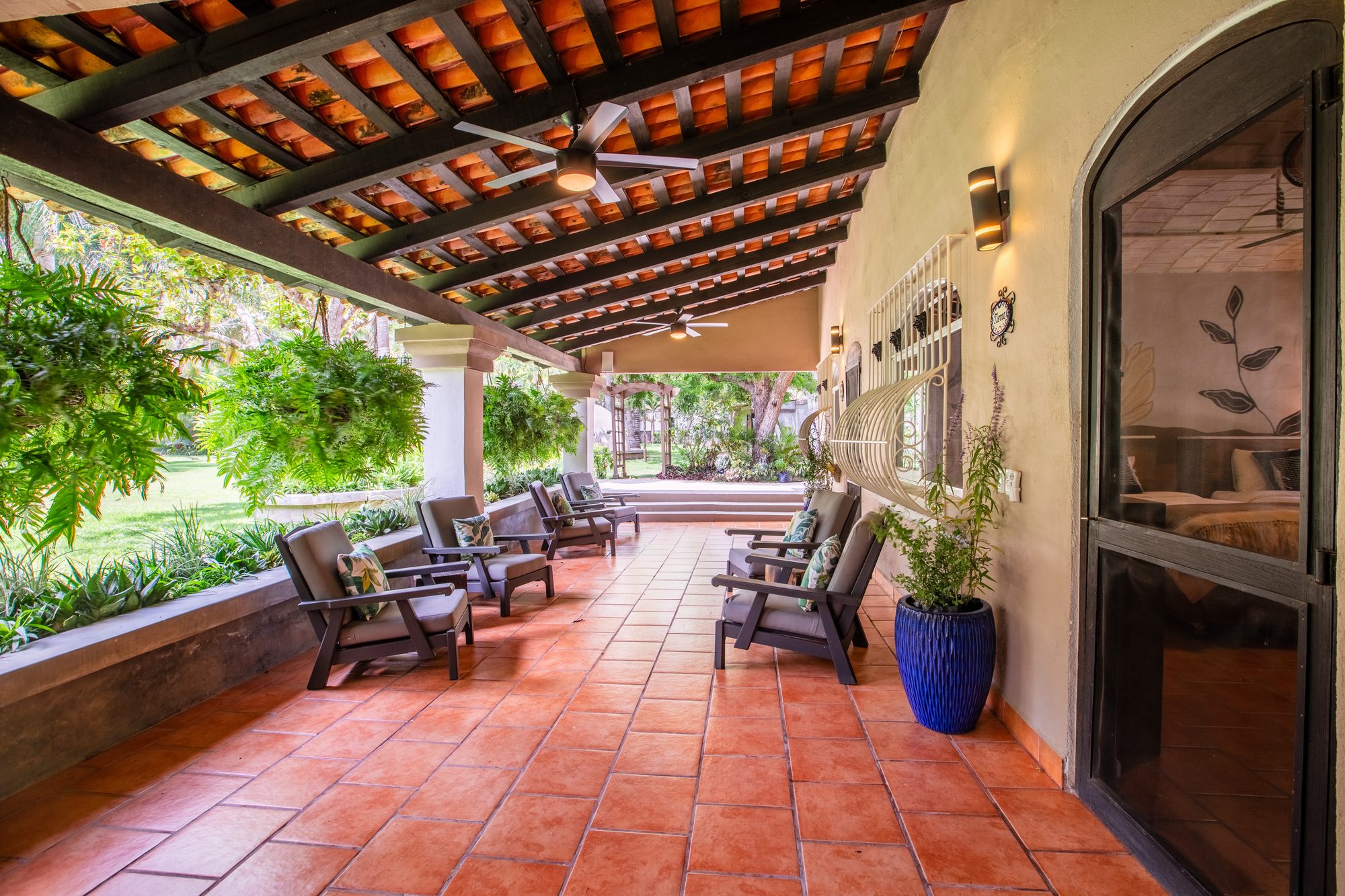 Hacienda veranda