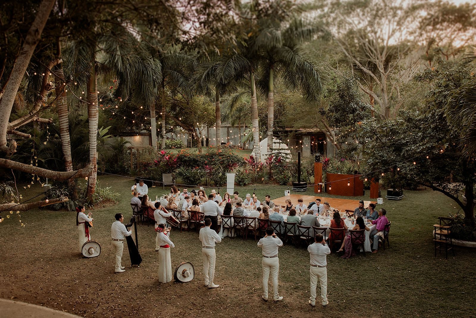 Mariachi at estate dinner