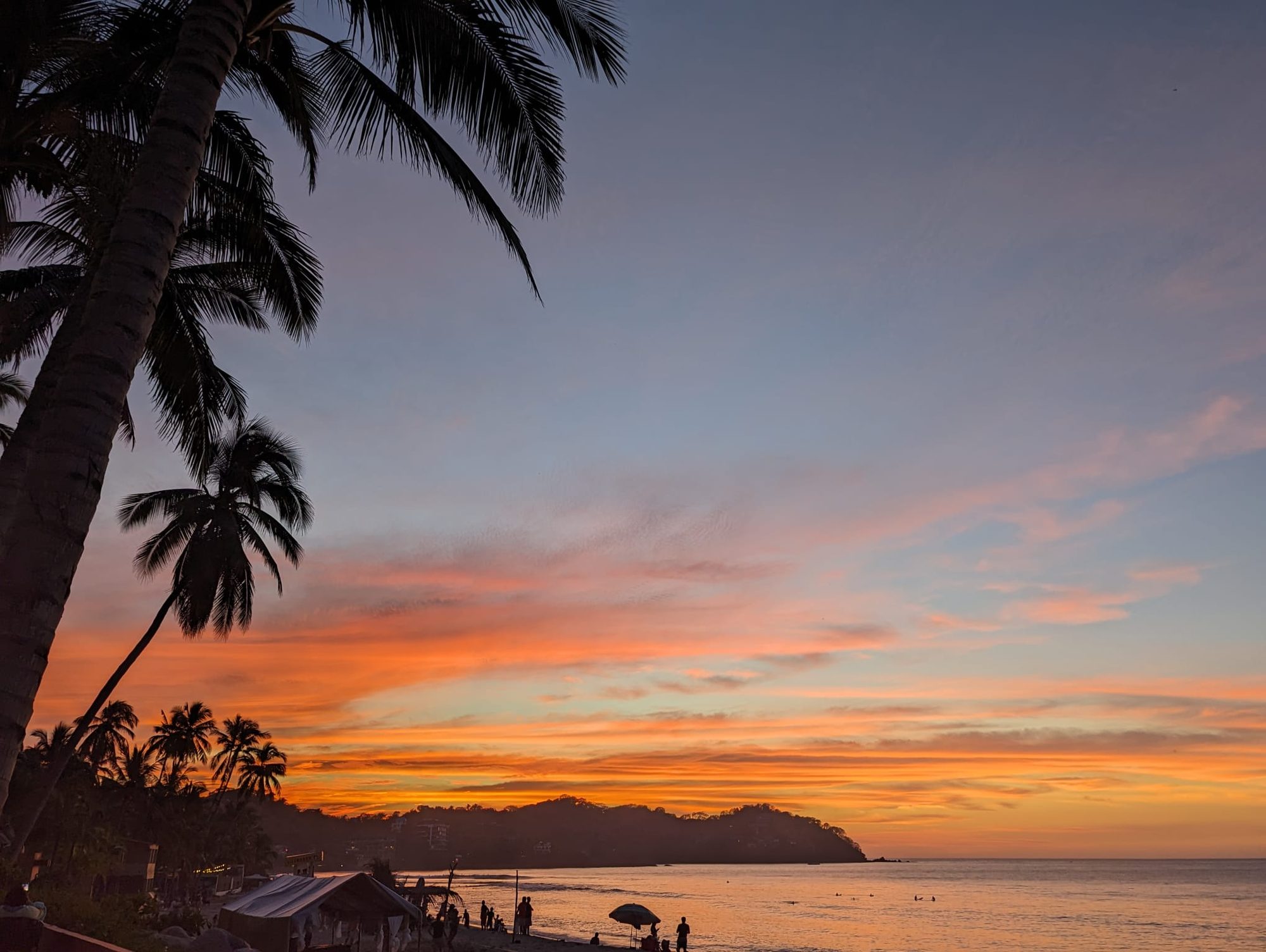 Sayulita beach sunset