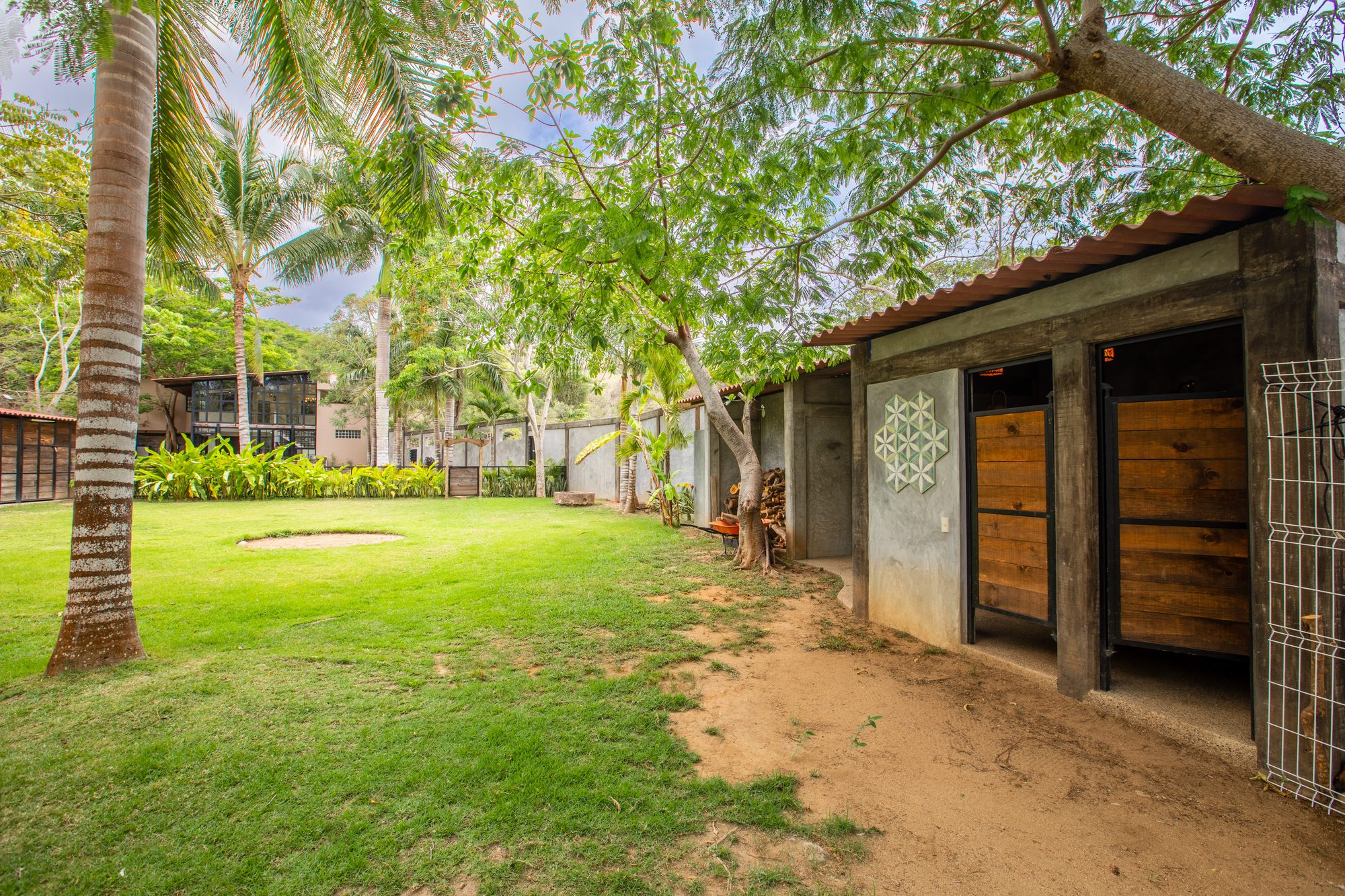 Temazcal showers