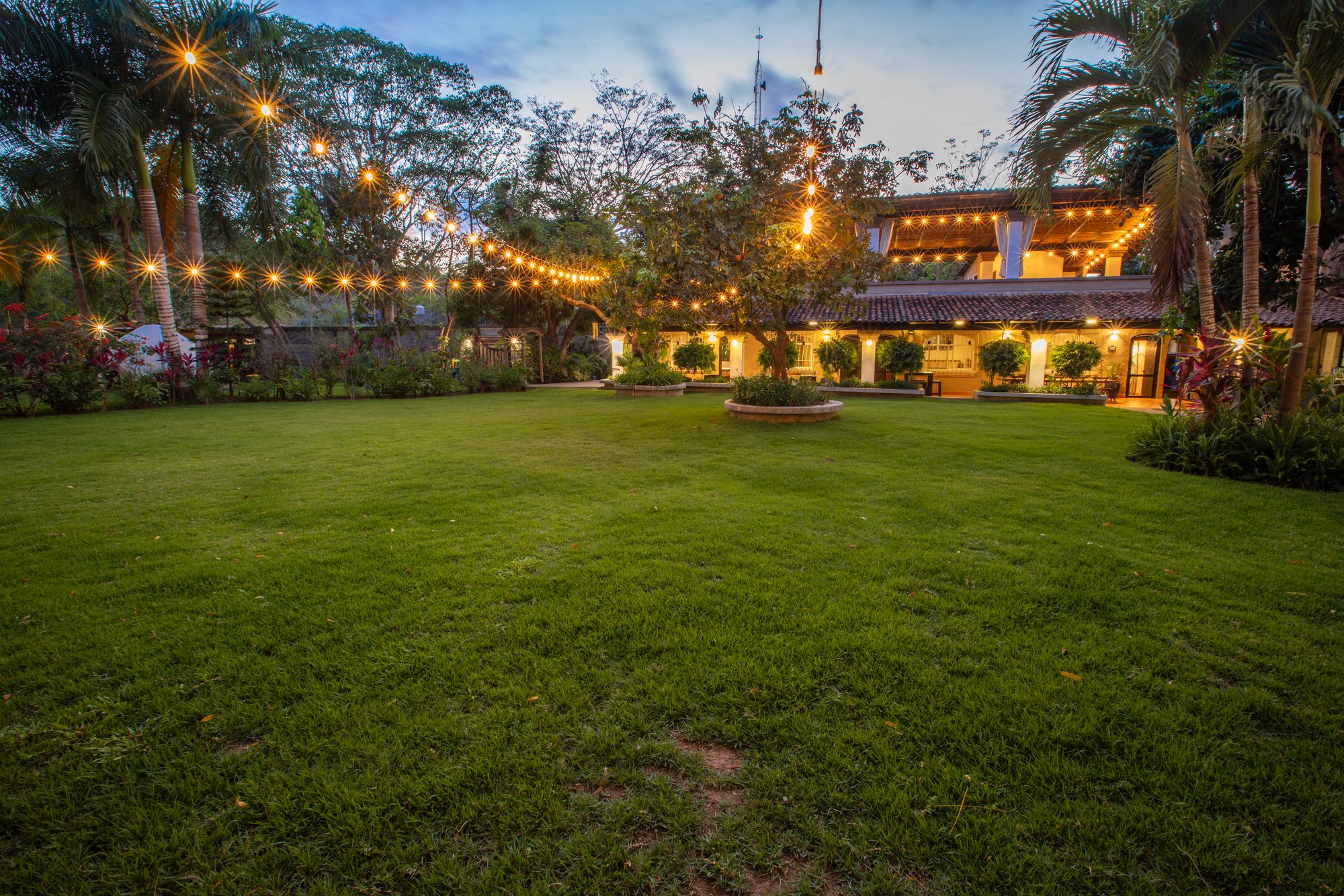 Hacienda yard view